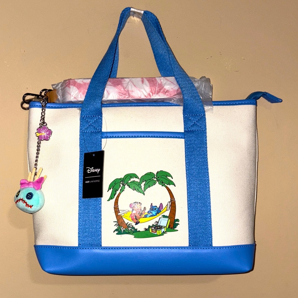 Disney Lilo & Stitch Hammock Tote Bag NWT